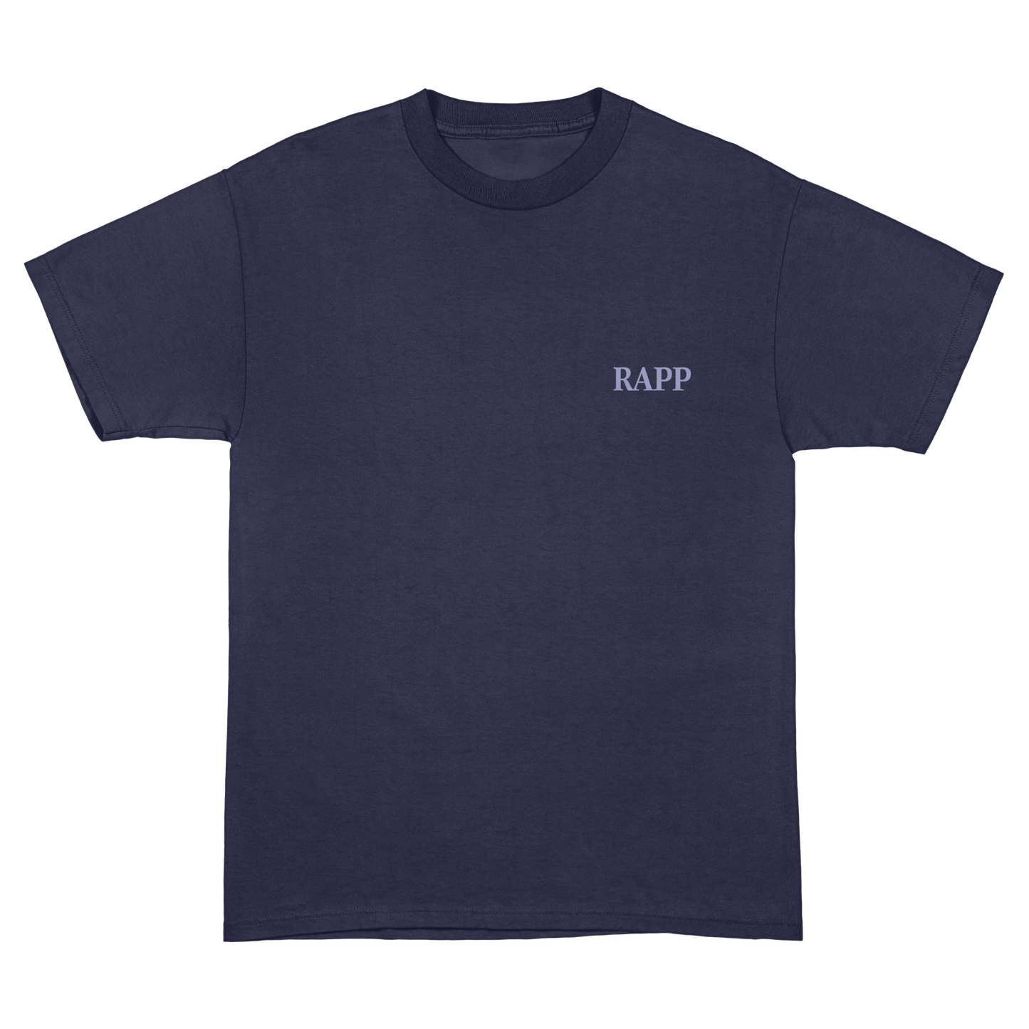 T-Shirt Rapp Monochrom navyblau