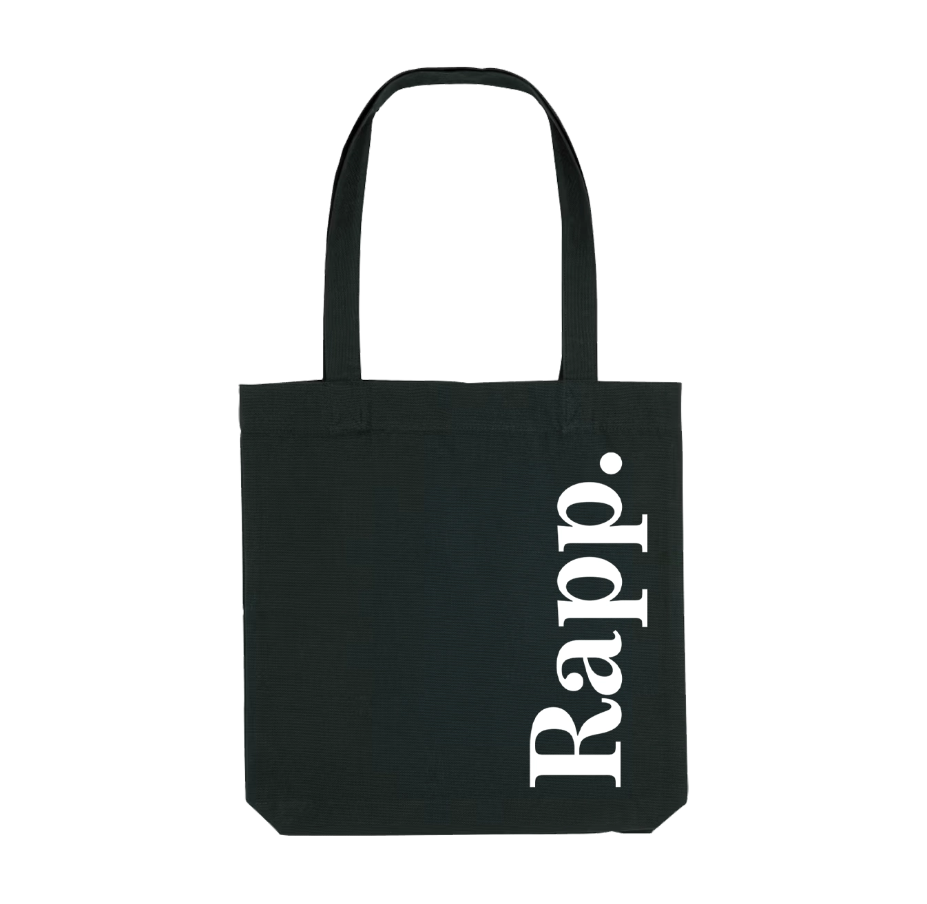 Jutetasche Rapp. schwarz