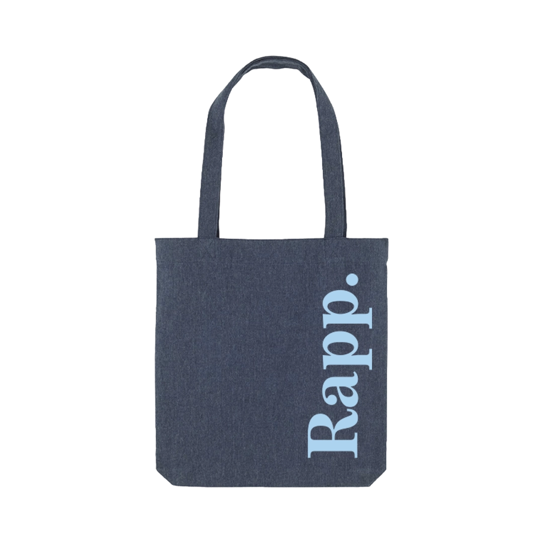 Jutetasche Rapp. blau