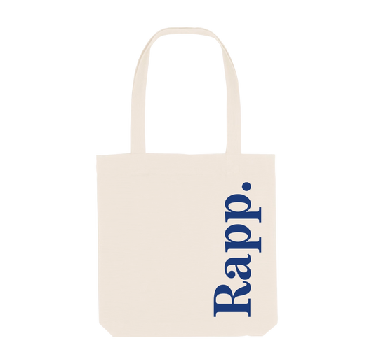 Jutetasche Rapp. weiß